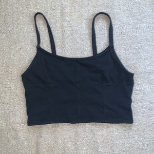 American Eagle back corset cropped tank size small